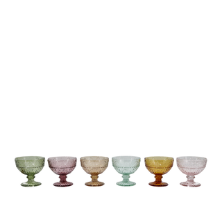 Assorted Glass Coupes