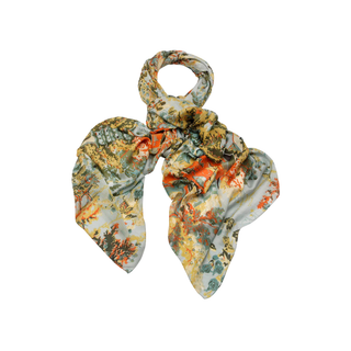 One Hundred Stars Scarf China Tree Aqua