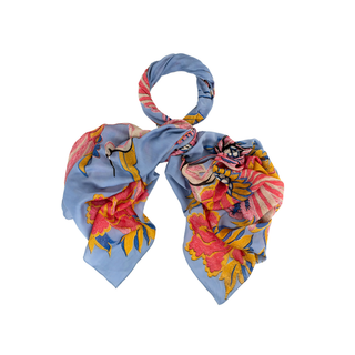 One Hundred Stars Scarf Crane Periwinkle