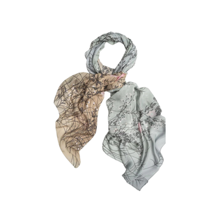 One Hundred Stars Scarf Dunes Grey