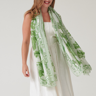 One Hundred Stars Scarf Giant Willow Green