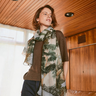 One Hundred Stars Scarf Natural Rivers and Trees