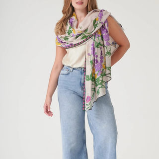 One Hundred Stars Scarf Wisteria Lilac