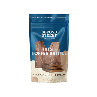 Second Street Bakeshop Sea Salt Toffee Brittle Milk Chocolate 90g