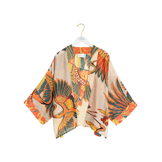 One Hundred Stars Short Kimono Crane Stone
