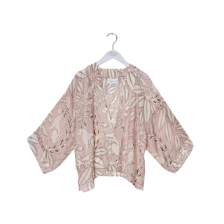 One Hundred Stars Short Kimono Sphinx Pink