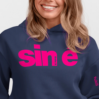 Fukil Sin é Hoodie Navy/Pink