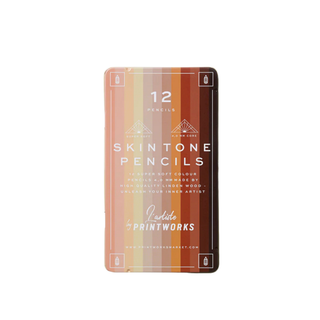 Skin Tone Colour Pencils 12 Pack