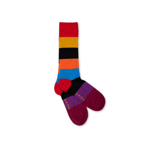 Socks Bold Block Multi Stripe
