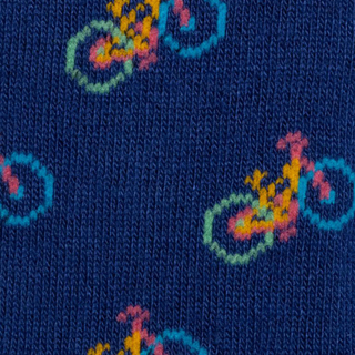 Socks Gents Blue Bicycle