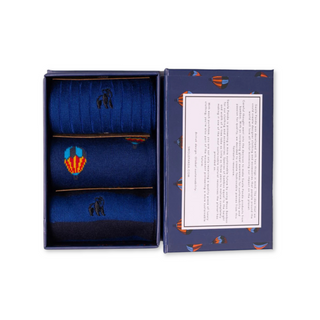 Socks Gift Box 3 Pairs Hot Air Ballons