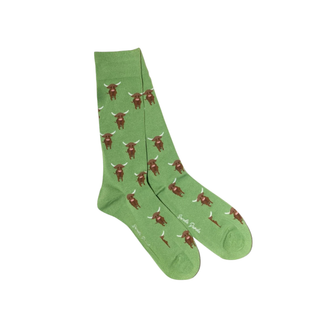 Swole Panda Women's Socks Highland Cow
