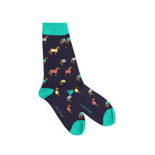 Swole Panda Socks Horse