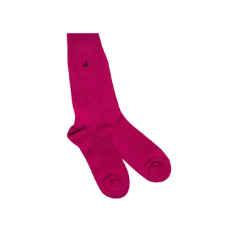 Swole Panda Women's Socks Cerise Pink