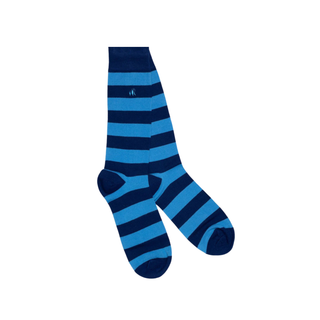 Socks Gents Sky Blue Striped