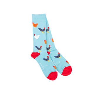 Swole Panda Socks Mens Rooster