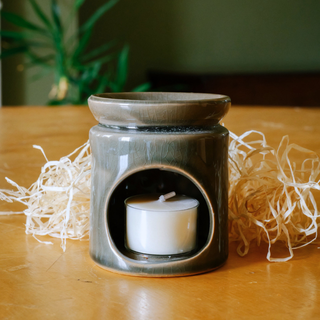 Mamo Stone Green Ceramic Wax Burner