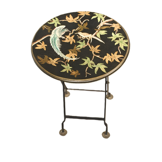 Table Bird Design Black
