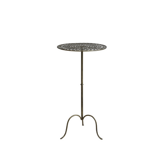Antique Brass Side Table