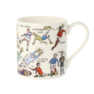 The Art of Football China Mug 350ml Bone