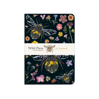 Three Bumble Bees A5 Notebook