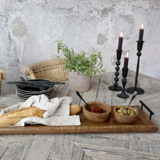 Tours Tray in Wood with Handles