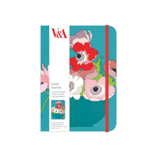 V&A Anemones Lined Notebook