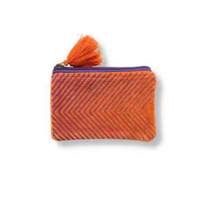 Velvet Bag Geometric Pattern