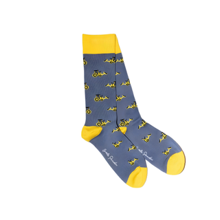 Swole Panda Mens Socks Yellow Digger