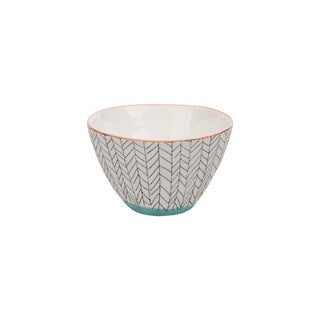 Bowl Ethno Turquoise Trim Bowl