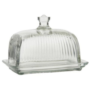 Glass Butter Dish with Lid