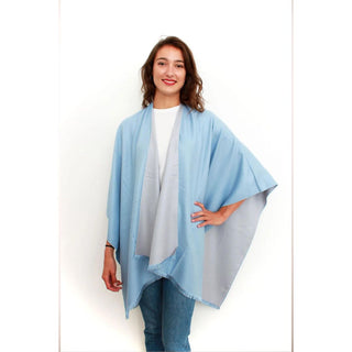 Blue/Grey Emma Cape