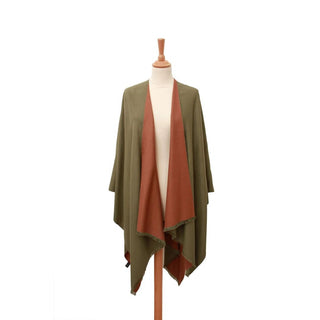 Water Green/Camel Emma Cape