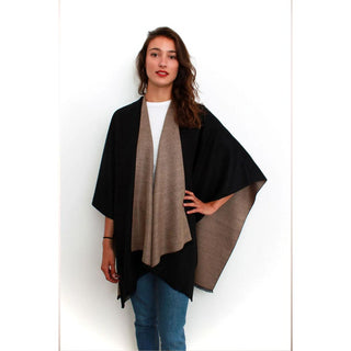 Black/Taupe Emma Cape