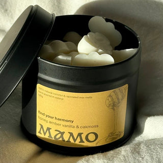 Mamo Wax Melts Honey Amber Vanilla and Oakmoss