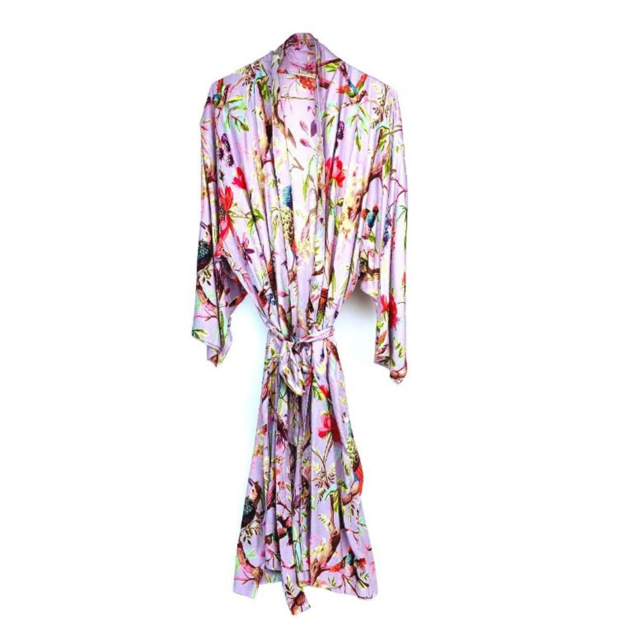 Lila Royal Paradise Kimono