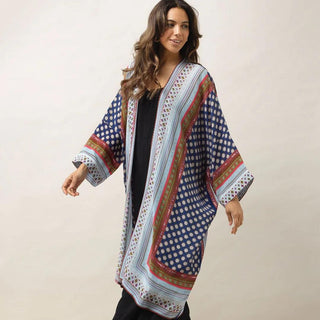 Moorish Indigo Grande Kimono