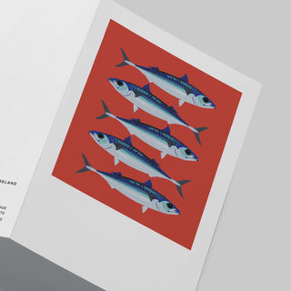 Pawpear Greeting Card Mackerel