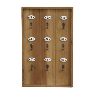 Key Rack with 9 Hooks