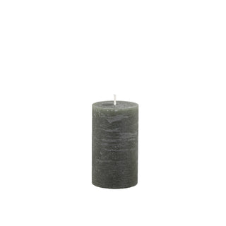 Rustic Olive Macon Pillar Candle