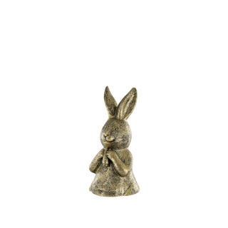Antique Brass Rabbit with Carrot