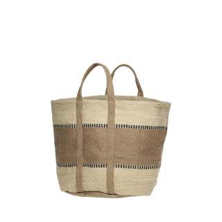 Cream Basket Bag