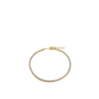 One Dame Lane Tennis Gold Bracelet