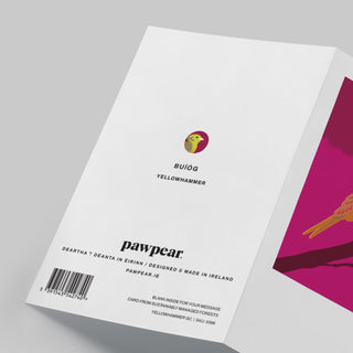 Pawpear Greeting Card Yellowhammer