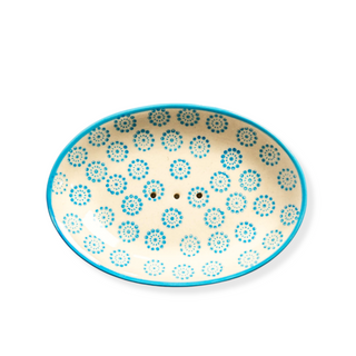 Blue Retro Soap Dish