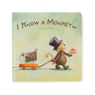 I Know A Monkey Book & Bashful Monkey Soft Toy