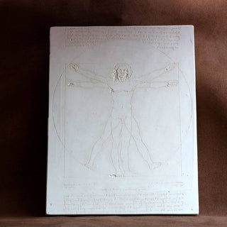 Proportions of a Man Plaque-Plaster