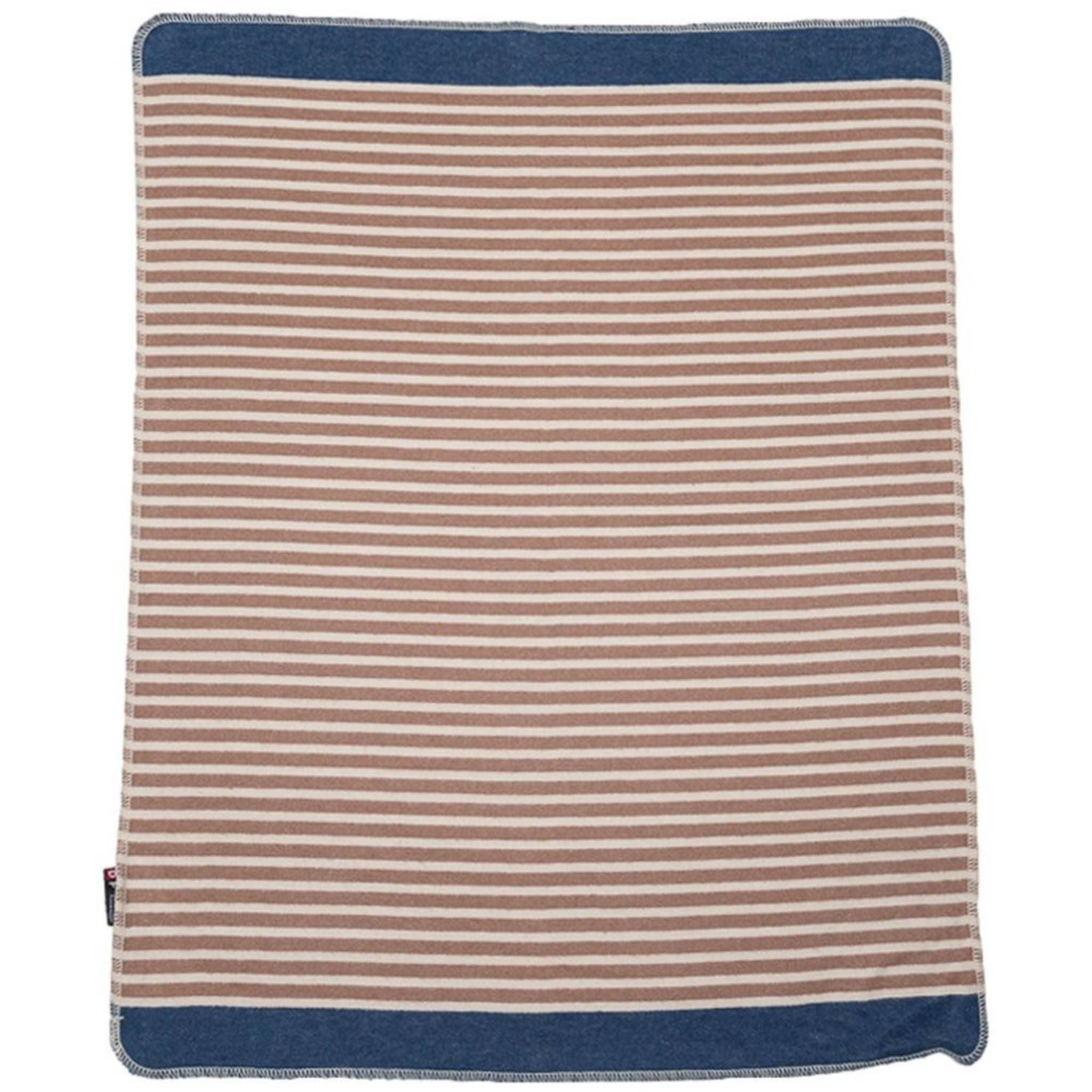 Baby Blanket Stripes Brown